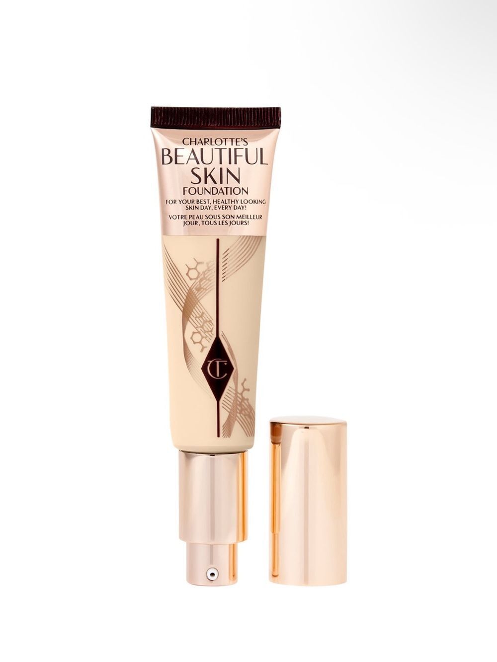 Charlotte Tilbury NEW Beautiful Skin Medium Coverage Liquid Foundation 2N